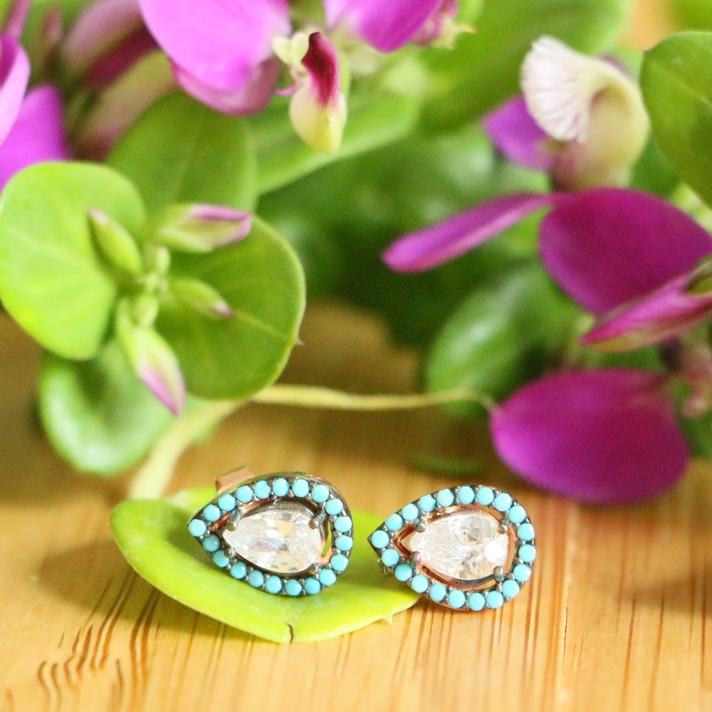 925 Sterling Silver nano turquoise